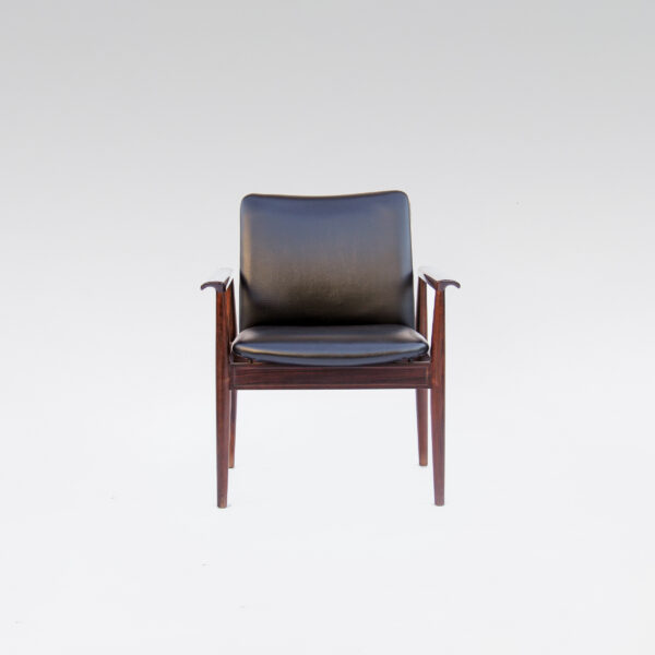 Finn Juhl Model 209 Diplomat Chair in Rosewood and Leather by Cado, 1960s