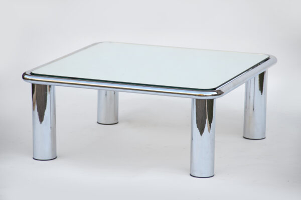 “SESANN” SERIES COFFEE TABLE BY GIANFRANCO FRATTINI FOR CASSINA, 1968 - Imagen 7