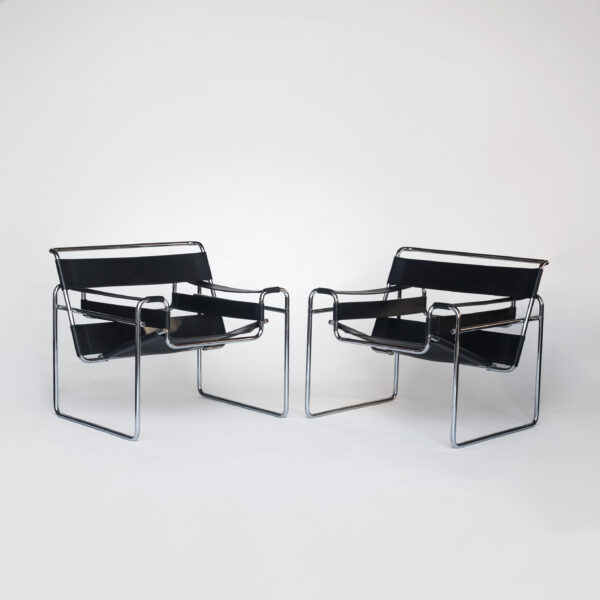 Pareja de sillones 'Wassily' de Marcel Breuer - MYC Gavina, 1970s